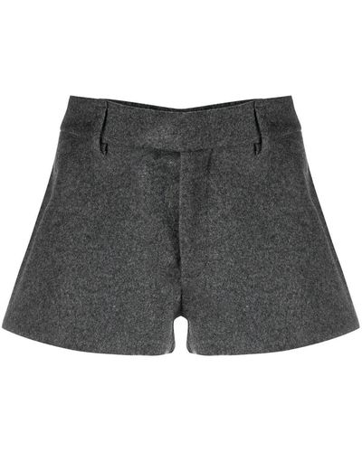 Maximilian Davis Drayton Tailored Mini Shorts - Gray