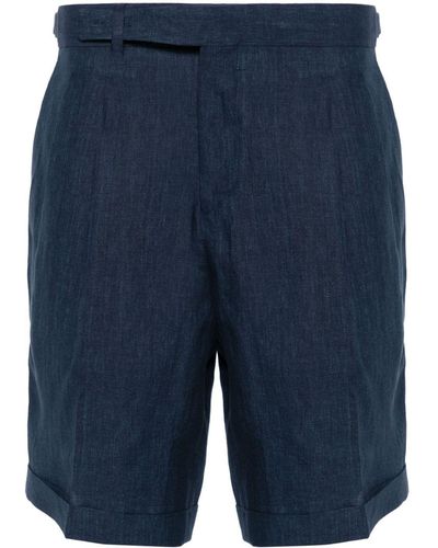 Briglia 1949 Amalfis Linen Shorts - Blue