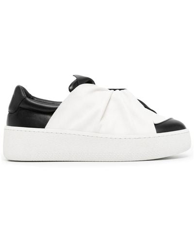 Ports 1961 Knot-detail Slip-on Trainers - Black