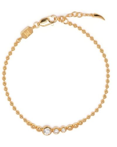 Missoma Crystal-embellished Beaded Bracelet - Metallic