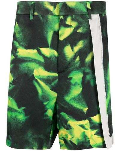 A BETTER MISTAKE Shorts mit grafischem Print - Grün