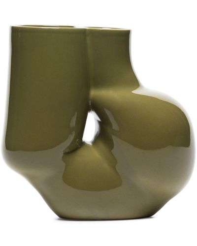 Hay Vaso di ceramica W&S Chubby (20cm) - Verde