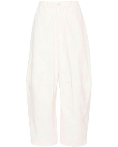 Lauren Manoogian Pantalones ajustados New Structure - Blanco