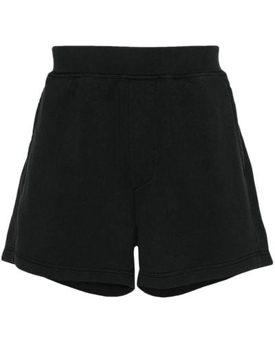 DSquared² Pantalones cortos de chándal con logo - Negro