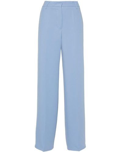 Blanca Vita Plectra straight trousers - Blau