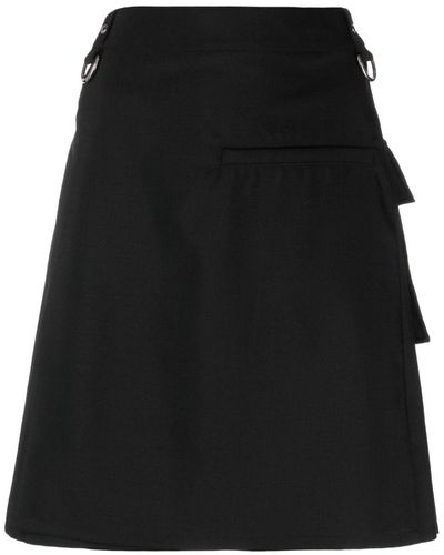 Givenchy D-ring-embellished A-line Skirt - Black