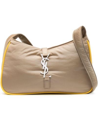 Saint Laurent 5 À 7 Econyl® Shoulder Bag - Natural