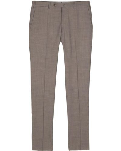 PT Torino Stretch-wool Tailored Pants - Gray