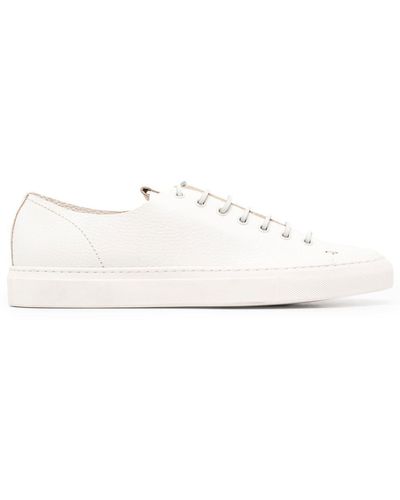 Buttero Lace-up Leather Sneakers - White