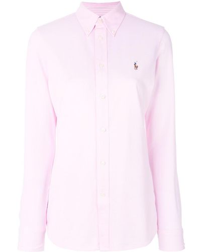 Polo Ralph Lauren Knit Oxford Shirt - Roze