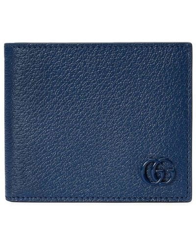 Gucci Portafoglio GG Marmont bi-fold - Blu