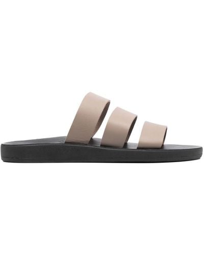 Ancient Greek Sandals Minas Comfort Leren Slippers - Meerkleurig