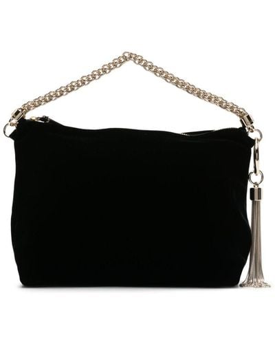 Jimmy Choo Pochette Callie en velours - Noir