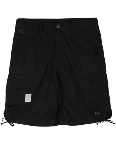 Undercover Pantalones cortos con múltiples bolsillos - Negro