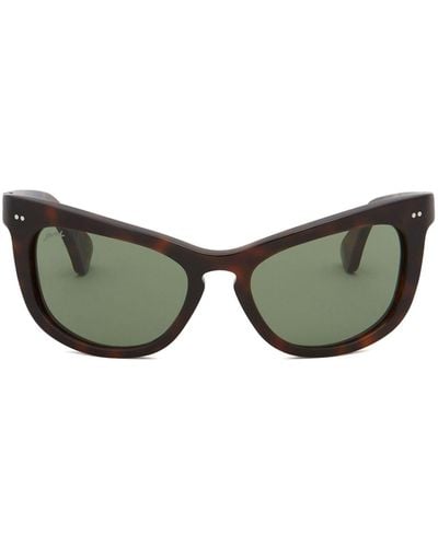 Marni Isamu Cat-eye Sunglasses - Green