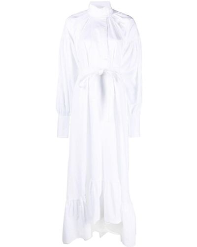 Patou Painter Long Dress - White