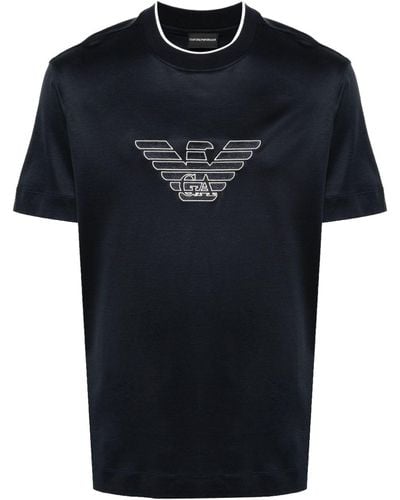 Emporio Armani T-shirt à col rond - Noir