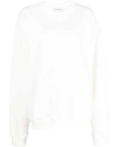 ih nom uh nit Logo-print Crew Neck Sweatshirt - White