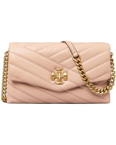 Tory Burch Portafoglio Kira con motivo chevron - Rosa