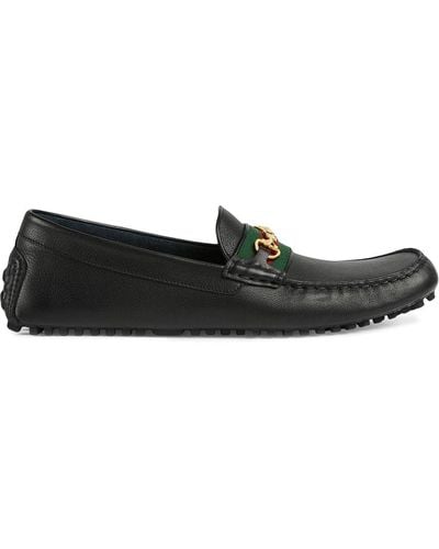 Gucci Web Loafers - Zwart