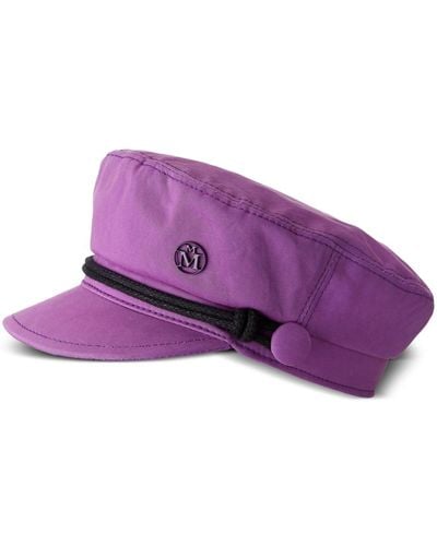 Maison Michel New Abby Sailor Cap - Purple