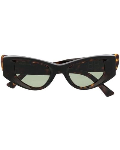 Balenciaga Gafas de sol Odeon con montura cat eye - Negro