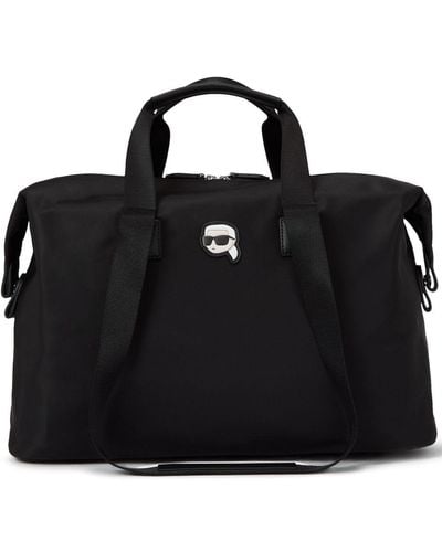 Karl Lagerfeld Ikonik Weekender Bag - Black