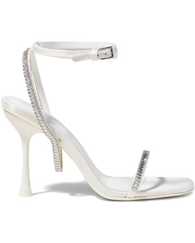 Jonathan Simkhai Crystal-embellished Heeled Sandals - White