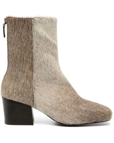 Lemaire Leather ankle boots - Marrone