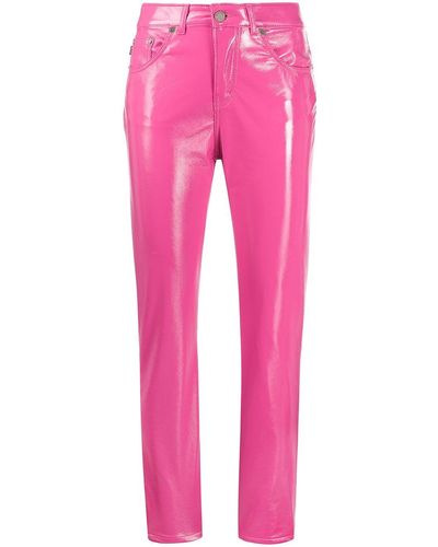 Fiorucci Yves Vinyl Pants - Pink