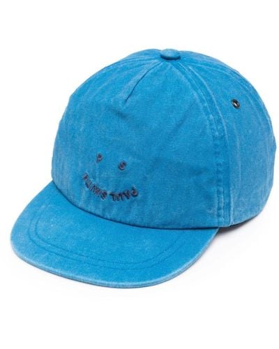 PS by Paul Smith Logo-embroidered Cotton Cap - Blue