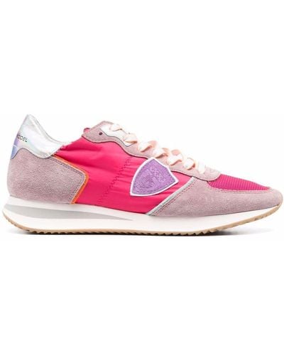 Philippe Model Tropez Low-top Leather Sneakers - Pink