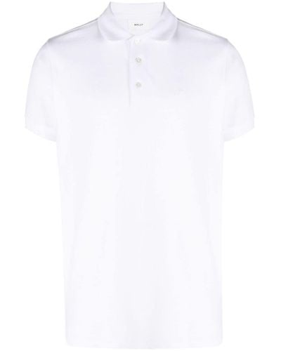 Bally Poloshirt aus Bio-Baumwolle - Weiß