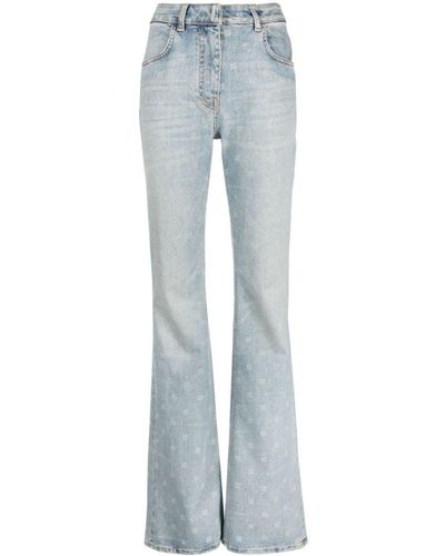 Givenchy Jeans mit Logo-Print - Blau