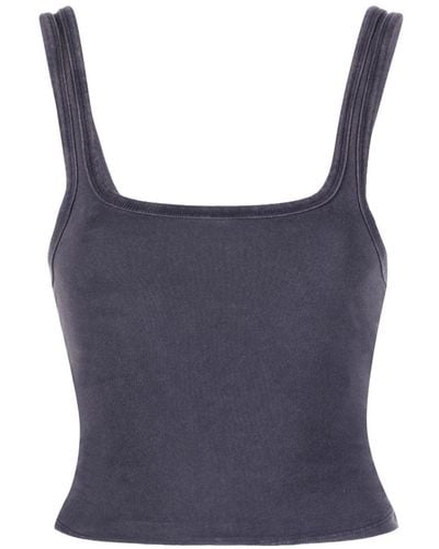 Entire studios Cropped Tank Top - Blue