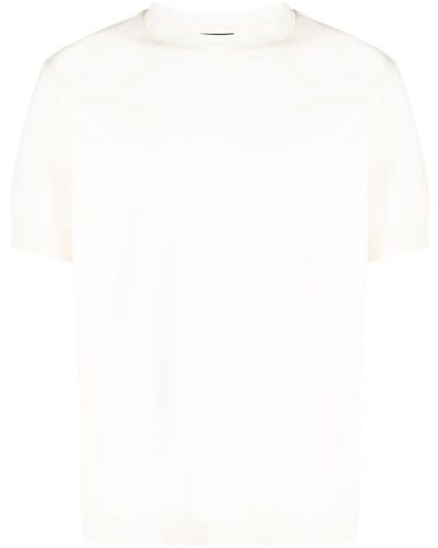 Emporio Armani Crew-neck Cotton T-shirt - White