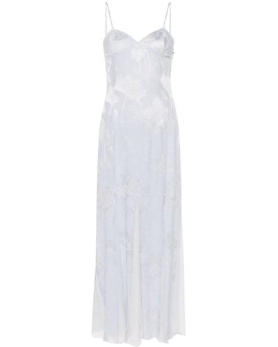 Paloma Wool Maddox Patterned-jacquard Dress - White