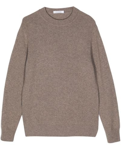 Cruciani Crew-neck Cashmere Sweater - Grey