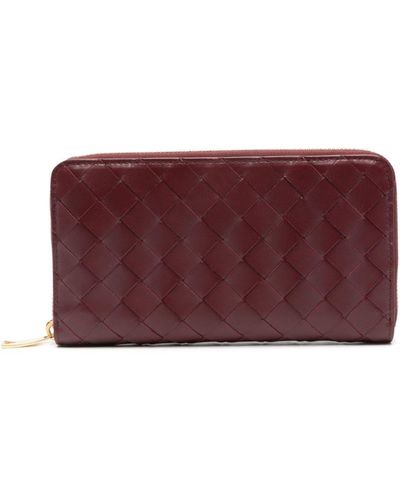 Bottega Veneta Intrecciato leather wallet - Lila
