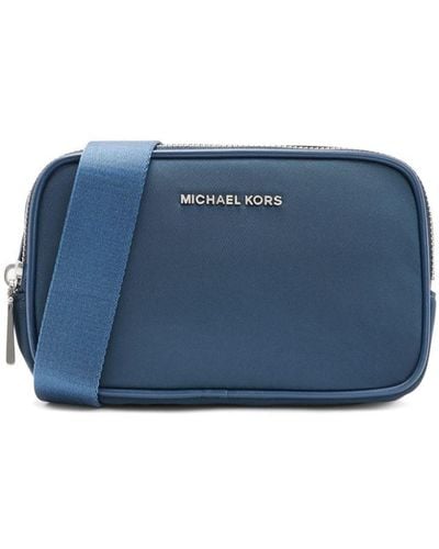 Michael Kors Logo-lettering Belt Bag - Blue