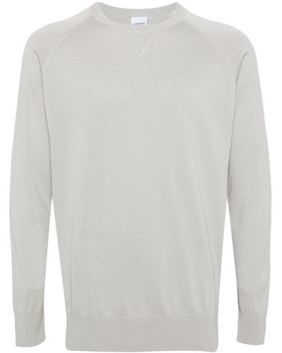 Aspesi Pullover mit rundem Ausschnitt - Weiß