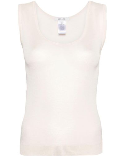 Lemaire Seamless Sleeveless Jumper Clothing - White