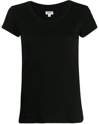 L'Agence Slim-fit T-shirt - Zwart