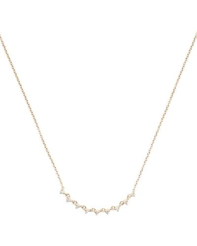 Zoe Chicco 14kt Yellow Gold Diamond Necklace - White