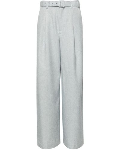Gestuz Cimmagz High-waist Wide-leg Trousers - Grey