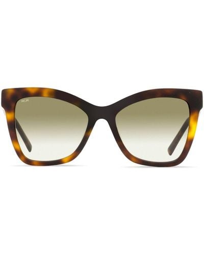 MCM 712s Butterfly-frame Tinted Sunglasses - Brown