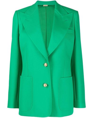 Gucci Vestido con botones - Verde