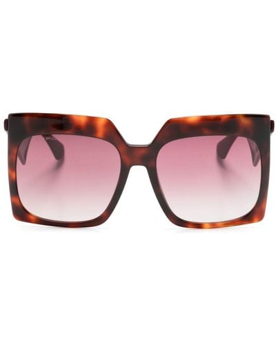 Etro Oversize Square-frame Sunglasses - Pink