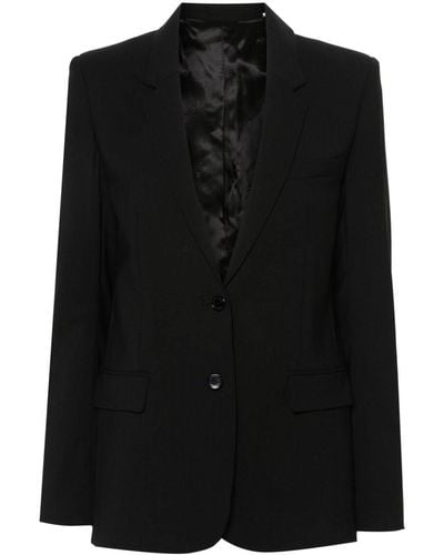 Isabel Marant Geweven Blazer - Zwart