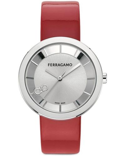 Ferragamo Curve V2 35mm 腕時計 - レッド